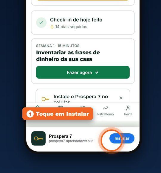 Abra o link do seu acesso no Chrome