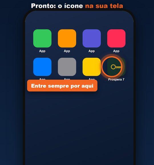 Pronto: o ícone está na sua tela